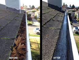 Before and after cleaning