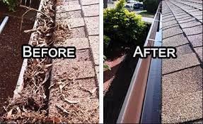 Before and after cleaning
