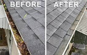 Before and after cleaning